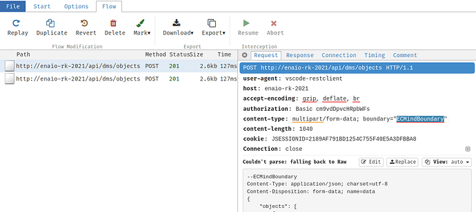 Jeder Aspekt der aufgezeichneten Anfrage kann vor einem neuen Test editiert werden!