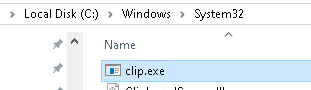 clip.exe